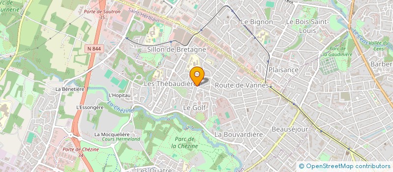 localisation de l'entreprise MONSIEUR CHRISTOPHE BOUVILLE  SAINT-HERBLAIN