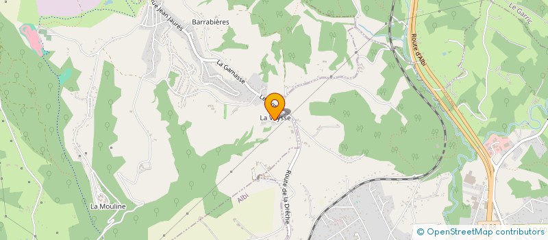 localisation de l'entreprise MONSIEUR CHRISTOPHE BOUYSSOU  CAGNAC-LES-MINES