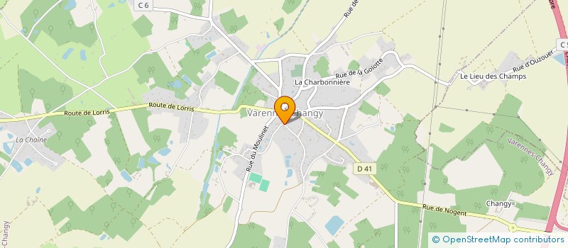 localisation de l'entreprise MONSIEUR CHRISTOPHE BOUZIAT à VARENNES-CHANGY