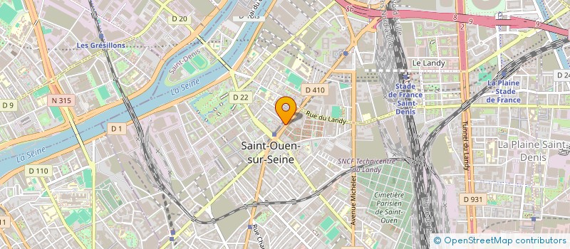 localisation de l'entreprise MONSIEUR CHRISTOPHE BOVIN à SAINT-OUEN-SUR-SEINE
