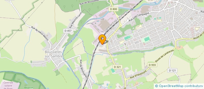 localisation de l'entreprise MONSIEUR CHRISTOPHE BRABANT  HAUTMONT