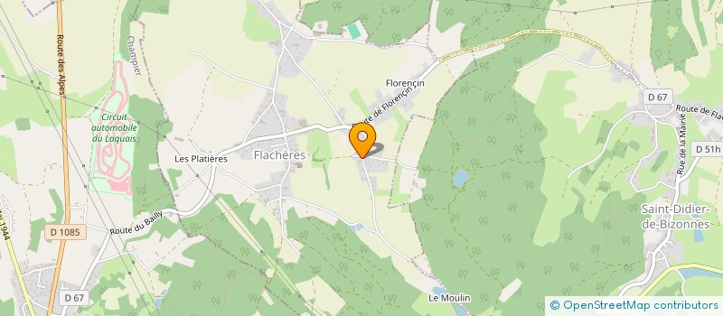 localisation de l'entreprise MONSIEUR CHRISTOPHE BRAGA DA SILVA  FLACHERES