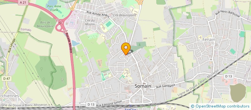 localisation de l'entreprise MONSIEUR CHRISTOPHE BRAHIM  SOMAIN