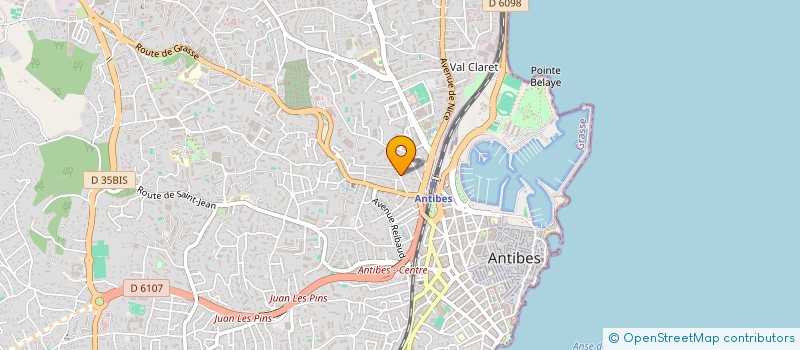 localisation de l'entreprise MONSIEUR CHRISTOPHE BRAHY à ANTIBES