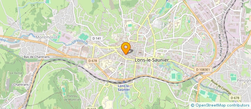 localisation de l'entreprise MONSIEUR CHRISTOPHE BRAILLARD à LONS-LE-SAUNIER