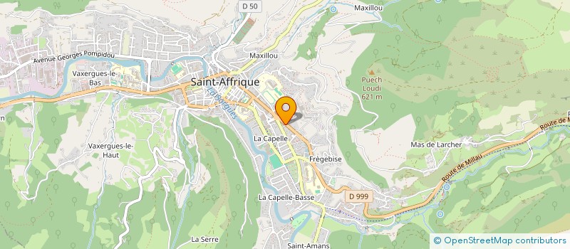 localisation de l'entreprise MONSIEUR CHRISTOPHE BRAL  SAINT-AFFRIQUE