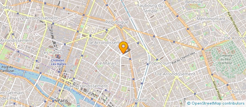 localisation de l'entreprise MONSIEUR CHRISTOPHE BRANDELET à PARIS