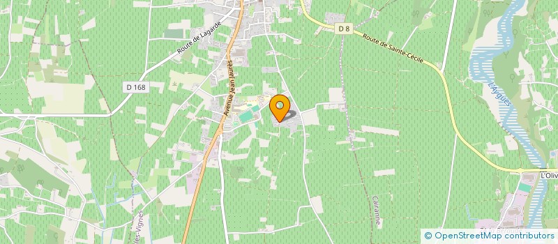 localisation de l'entreprise MONSIEUR CHRISTOPHE BRANTE  SAINTE-CECILE-LES-VIGNES