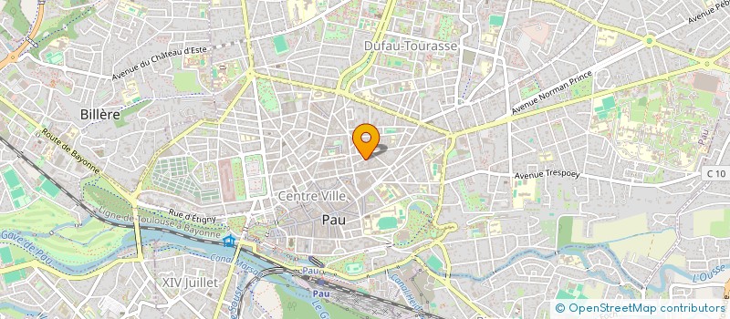 localisation de l'entreprise MONSIEUR CHRISTOPHE BRARD à PAU
