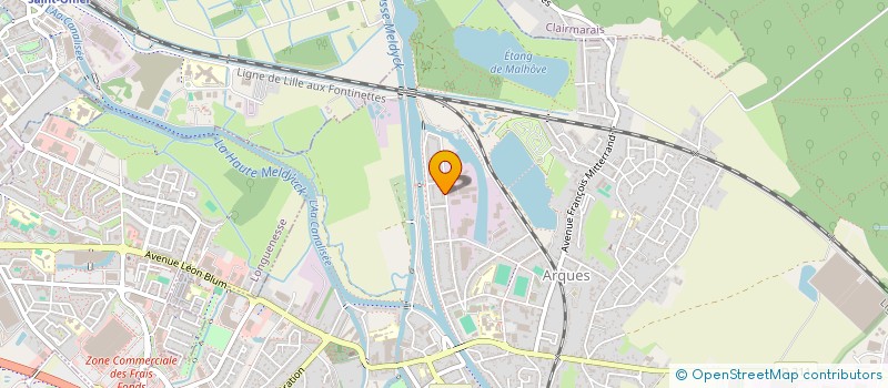 localisation de l'entreprise MONSIEUR CHRISTOPHE BRASSEUR  ARQUES