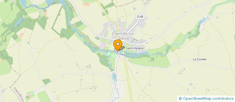 localisation de l'entreprise MONSIEUR CHRISTOPHE BRAULT  CHEMILLE-SUR-DEME