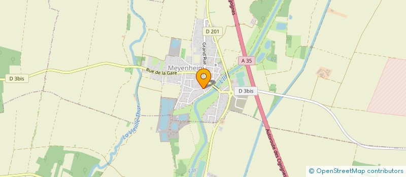 localisation de l'entreprise MONSIEUR CHRISTOPHE BRAUN  MEYENHEIM