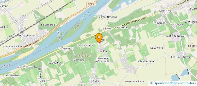 localisation de l'entreprise MONSIEUR CHRISTOPHE BREARD  MOSNES