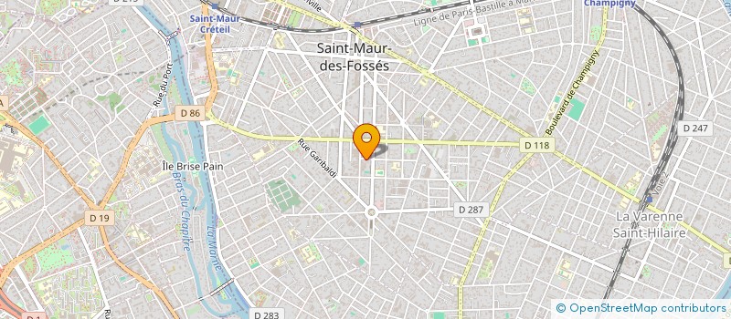 localisation de l'entreprise MONSIEUR CHRISTOPHE BRECHON à ST MAUR DES FOSSES