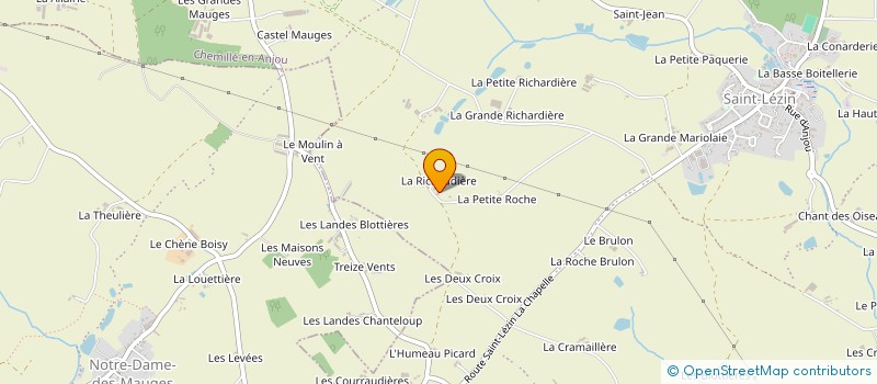 localisation de l'entreprise MONSIEUR CHRISTOPHE BREHERET à CHEMILLE-EN-ANJOU