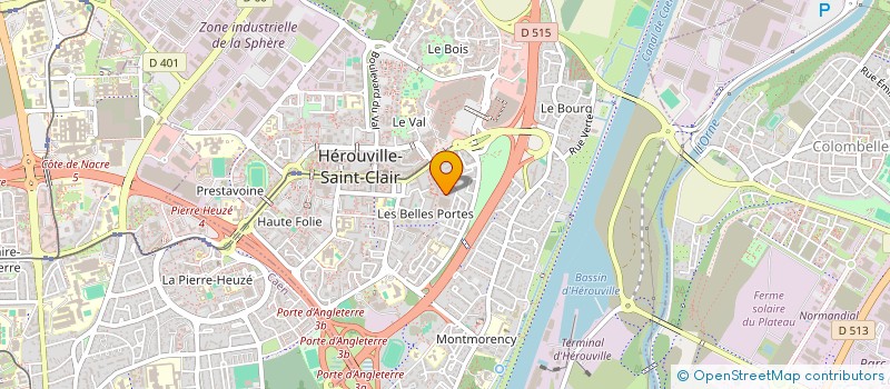 localisation de l'entreprise MONSIEUR CHRISTOPHE BREIGEAT  HEROUVILLE SAINT CLAIR