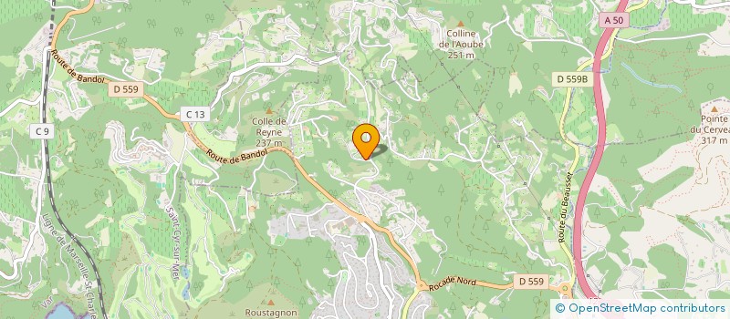 localisation de l'entreprise MONSIEUR CHRISTOPHE BRET  BANDOL