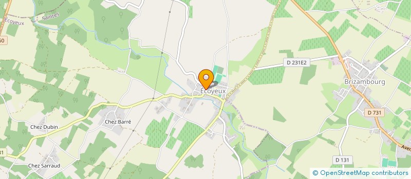 localisation de l'entreprise MONSIEUR CHRISTOPHE BREUIL  ECOYEUX