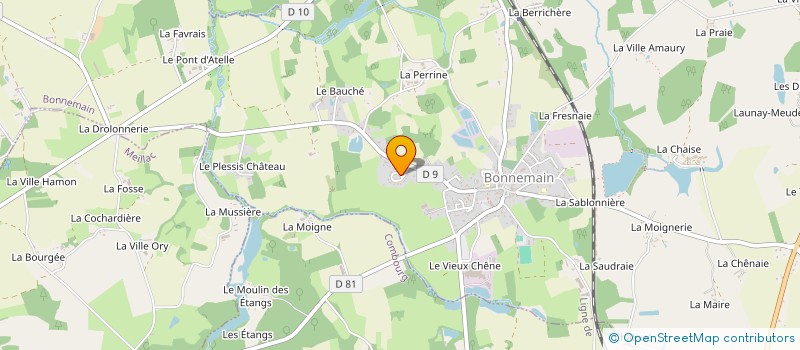 localisation de l'entreprise MONSIEUR CHRISTOPHE BRIAND  BONNEMAIN