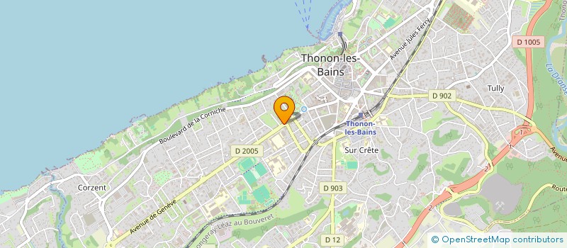 localisation de l'entreprise MONSIEUR CHRISTOPHE BRIAUX à THONON-LES-BAINS