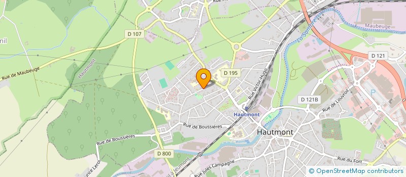 localisation de l'entreprise MONSIEUR CHRISTOPHE BRIERE  HAUTMONT