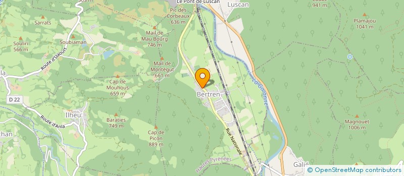 localisation de l'entreprise MONSIEUR CHRISTOPHE BRIGNOL  LOURES-BAROUSSE