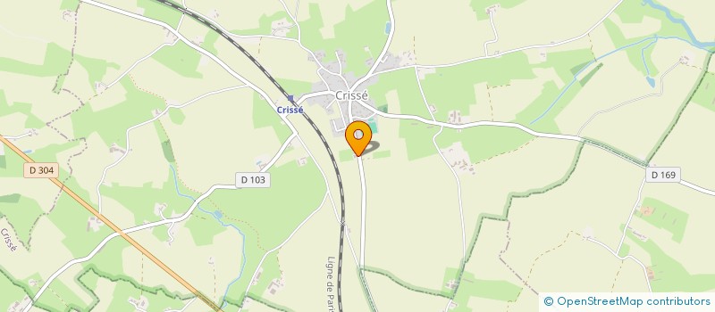 localisation de l'entreprise MONSIEUR CHRISTOPHE BRISEBOURG  CRISSE