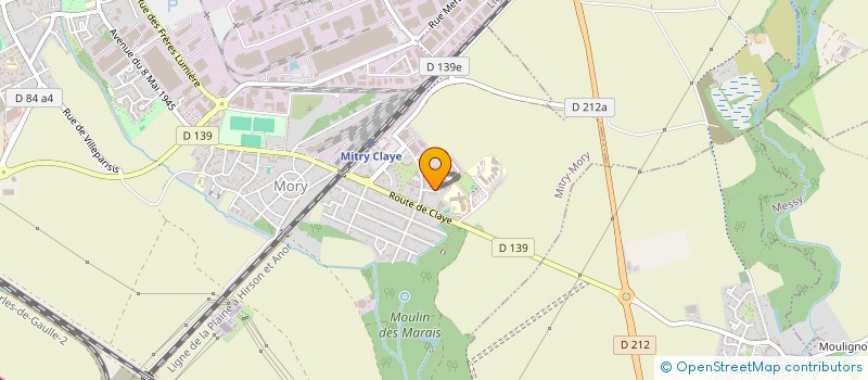 localisation de l'entreprise MONSIEUR CHRISTOPHE BRISEVIN  MITRY-MORY