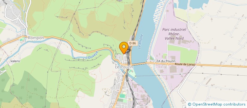 localisation de l'entreprise MONSIEUR CHRISTOPHE BROISAT  LE POUZIN