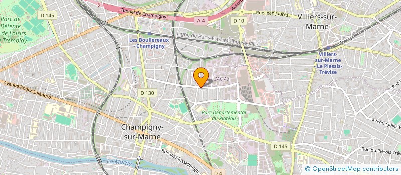 localisation de l'entreprise MONSIEUR CHRISTOPHE BROSSARD à CHAMPIGNY-SUR-MARNE