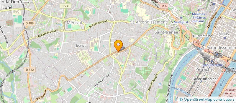 localisation de l'entreprise MONSIEUR CHRISTOPHE BROSSAT à LYON