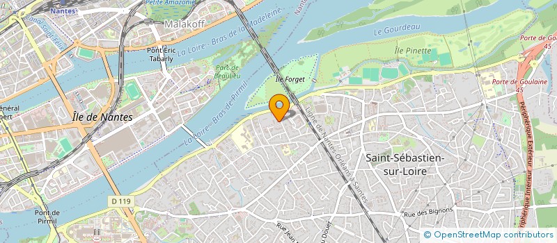 localisation de l'entreprise MONSIEUR CHRISTOPHE BROSSET  SAINT-SEBASTIEN-SUR-LOIRE