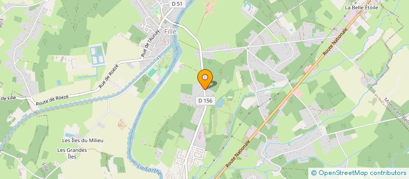 localisation de l'entreprise MONSIEUR CHRISTOPHE BROSSET  GUECELARD