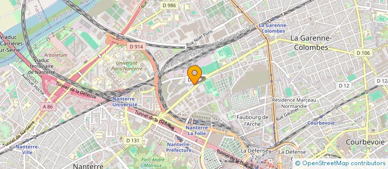 localisation de l'entreprise MONSIEUR CHRISTOPHE BROSSOLLET  NANTERRE