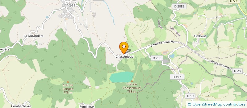 localisation de l'entreprise MONSIEUR CHRISTOPHE BROSSON  LONGES