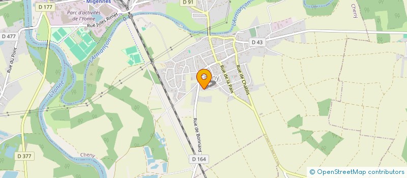 localisation de l'entreprise MONSIEUR CHRISTOPHE BROSSUS  EPINEAU-LES-VOVES