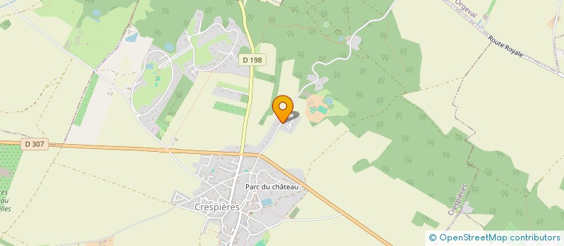 localisation de l'entreprise MONSIEUR CHRISTOPHE BROUARD  CRESPIERES