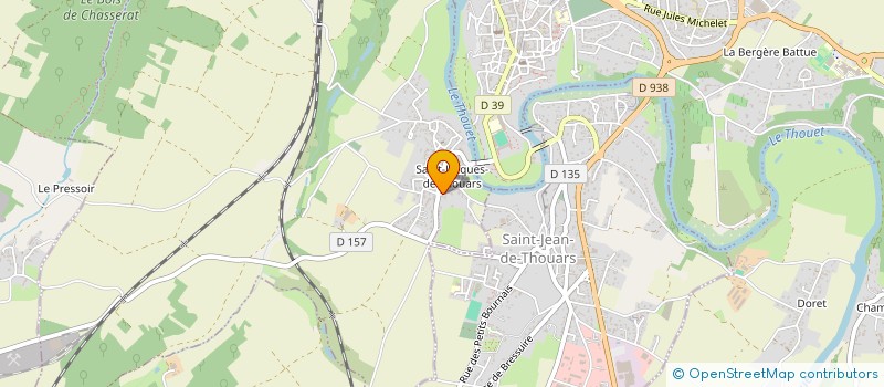 localisation de l'entreprise MONSIEUR CHRISTOPHE BROUILLARD  SAINT-JACQUES-DE-THOUARS