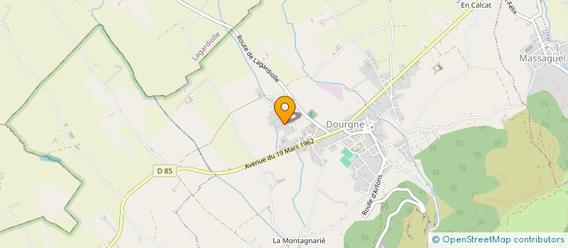 localisation de l'entreprise MONSIEUR CHRISTOPHE BROUSSE  DOURGNE