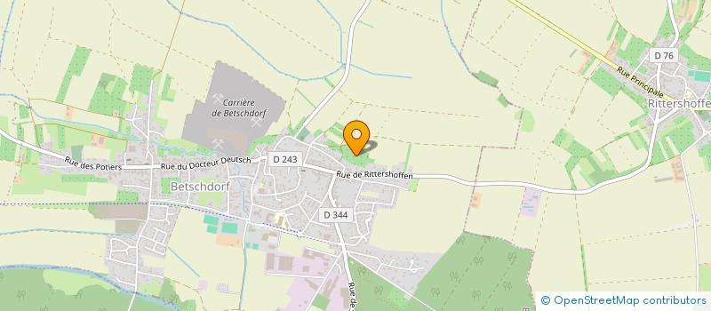 localisation de l'entreprise MONSIEUR CHRISTOPHE BRUDER  BETSCHDORF