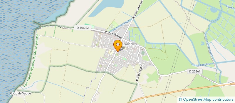 localisation de l'entreprise MONSIEUR CHRISTOPHE BRUERE  ESNANDES