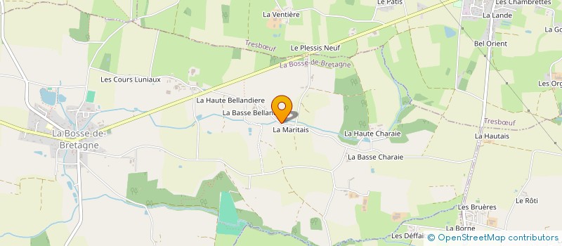 localisation de l'entreprise MONSIEUR CHRISTOPHE BRULLE à LE PETIT FOUGERAY