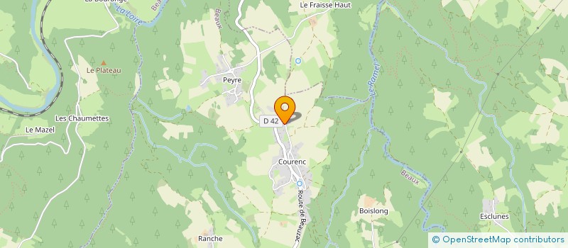 localisation de l'entreprise MONSIEUR CHRISTOPHE BRUN  BEAUX