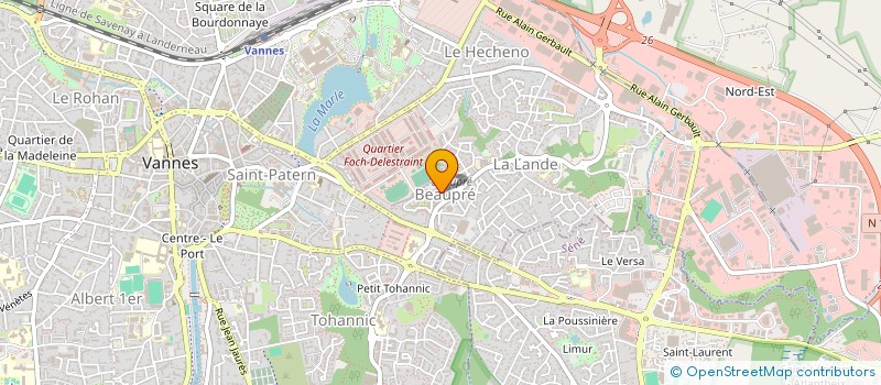 localisation de l'entreprise MONSIEUR CHRISTOPHE BRUNEAU à VANNES