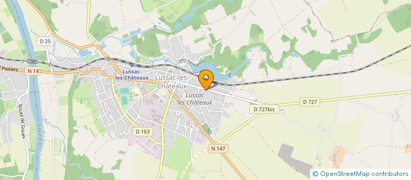 localisation de l'entreprise MONSIEUR CHRISTOPHE BRUNET à LUSSAC-LES-CHATEAUX