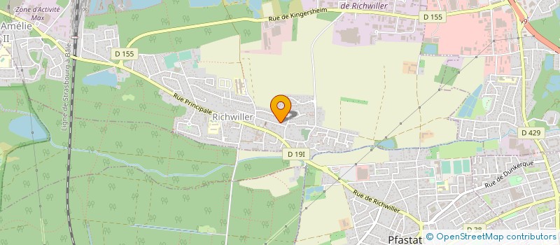 localisation de l'entreprise MONSIEUR CHRISTOPHE BRUNGARD  RICHWILLER