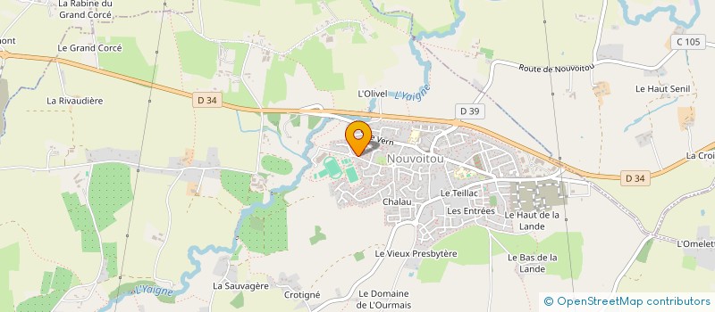 localisation de l'entreprise MONSIEUR CHRISTOPHE BRYON  NOUVOITOU