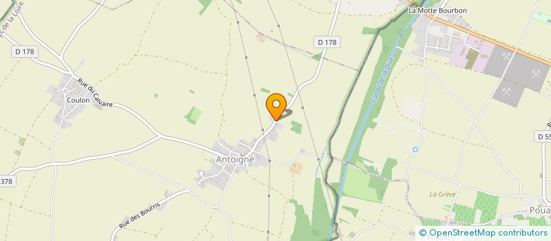 localisation de l'entreprise MONSIEUR CHRISTOPHE BUCHER  ANTOIGNE