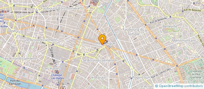 localisation de l'entreprise MONSIEUR CHRISTOPHE BUFFET à PARIS