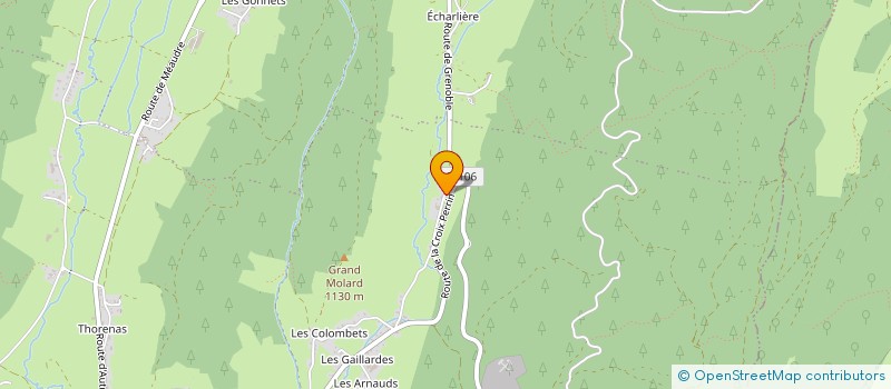 localisation de l'entreprise MONSIEUR CHRISTOPHE BUISSON à AUTRANS-MEAUDRE EN VERCORS